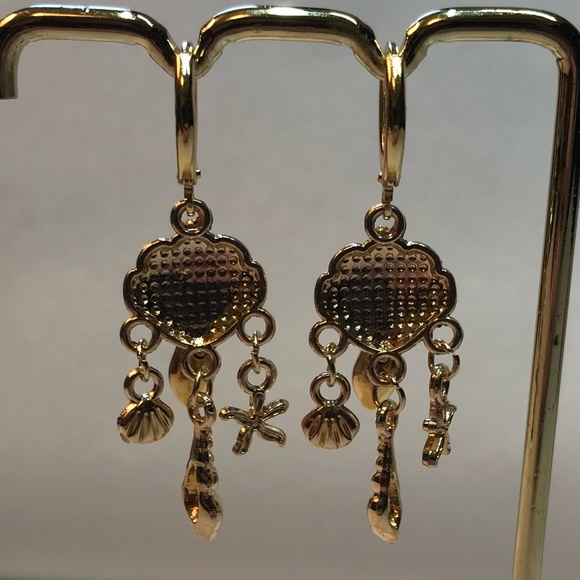 “Birth of Venus" Aphrodite Greek Mythology Goddess Handmade Earrings Seashell - Picture 9 of 14